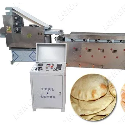 Automatische Platte Brood Arabisch Pita Brood Machine Roti Maker Making Machine Graan Product Machines Factory Supply