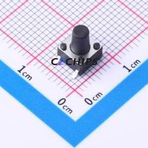 TSD003A08518A02 Tactile Switch SMD-4P,6x6mm Switch Round Button 1.8N Vertical Mount 6mm - Product Image 1