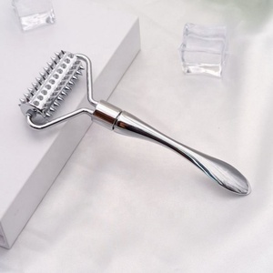Rouleau de massage facial en métal, nouveau design, pour lifting cutané, anti-âge, barre de beauté - Product Image 5