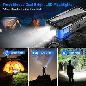 73200 חדש mah 100w lower יד סולרית בנק טעינה מהירה Qc 3.0 6w סוללה נייד 40000mah כבלים בנק כוח - Product Image 5