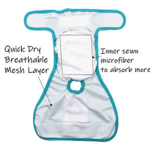 <span class=keywords><strong>Couche</strong></span> réutilisable pour chien, adorable, <span class=keywords><strong>os</strong></span>, chiot, chien masculin, bande ventrale, imperméable, <span class=keywords><strong>lavable</strong></span>, couches pour chiens - Product Image 4