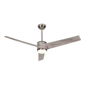 Ventilateur de plafond décoratif pour la maison, 48 à 52 pouces, 3 pales, lumière moderne, télécommande, moteur CC en cuivre pur certifié, ABS, certifié CB - Product Image 1