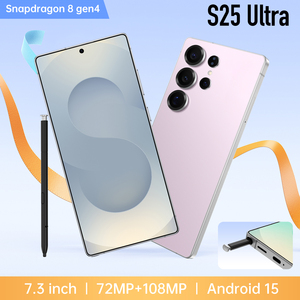สมาร์ทโฟน 2025 รุ่นใหม่ S25 Ultra 5G คุณภาพสูง รองรับ 2 ซิม ความจุ 1TB แรม 16GB หน้าจอแสดงผลยอดนิยม เล่นเกมส์ได้ ขายดี รุ่น <span class=keywords><strong>I14</strong></span> - Product Image 5