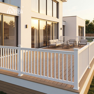 Ringhiera per Balcone in <span class=keywords><strong>PVC</strong></span> per Esterni Fentech, Ringhiera per Scale in Vinile, Ringhiera Economica in Plastica per Balcone - Product Image 1