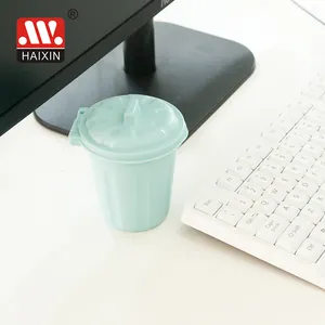 Plastic Desktop MIni Garbage Bin Office Home Trash Can waste basket with Lid