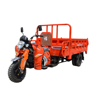 Triciclo Motorizado de Gasolina con Carrocería Abierta y 3 Asientos Separados, Triciclo Volquete para Carga y Uso Agrícola - Product Image 2