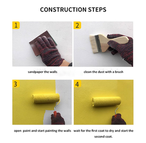 Recubrimientos de pintura de emulsión acrílica líquida impermeables resistentes a la contaminación resistentes a los arañazos para fachadas al aire libre - Product Image 6