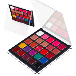 25 สีลิปสติกเนื้อแมทครีมพาเลทท์กันน้ำติดทนนานใช้ง่ายลิปกลอสพาเลทแต่งหน้าสำหรับร้านเสริมสวย - Product Image 2