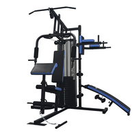 Máquina de Gimnasio Multifuncional Profesional Todo en Uno, Construcción de Hierro para Entrenamiento de Cuerpo Completo, Ejercicios de Brazos y Pecho