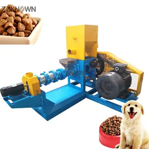 Floating Fish Feed Mill Pellet Extruder Machine Cat Dog Fish Cooked Food 1 Second Cooldown Puffed Feed Machine