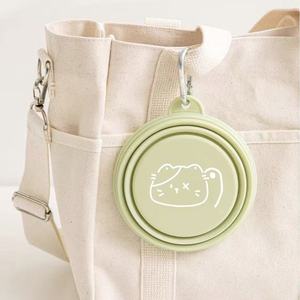 Ciotola Pieghevole per Cani in TPE - Portatile, Ecologica, Impermeabile, per Campeggio e Viaggi, Alta Qualità, Design Moderno e Resistente - Product Image 1