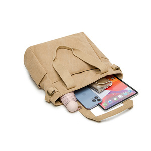 Shoulder computer <strong>bag</strong> pure cotton retro <strong>fabric</strong> <strong>bag</strong>, canvas <strong>bag</strong>, large capacity - Product Image 4
