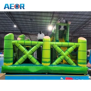 Castillo Inflable Panda Combo <span class=keywords><strong>de</strong></span> Aeor, <span class=keywords><strong>Precio</strong></span> <span class=keywords><strong>de</strong></span> Fábrica, <span class=keywords><strong>Alquiler</strong></span>, Castillo Hinchable, Castillo <span class=keywords><strong>de</strong></span> Brincos, Garantía <span class=keywords><strong>de</strong></span> 3 Años, Capacidad para Más <span class=keywords><strong>de</strong></span> 10 Pasajeros - Product Image 2
