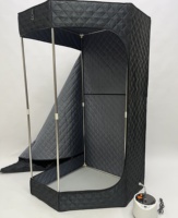 Sauna moderne portable nord-américain complet hammam acrylique vapeur humide usage domestique pliant électrique populaire pour les appartements