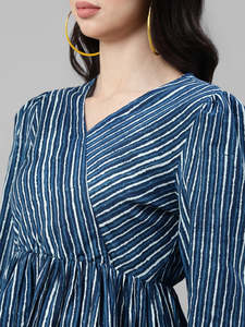 Women <b>Tie</b>-<b>Dye</b> Ankle Length Top With Trouser Half Sleeve Cord <b>Set</b> For Women Cotton Long Jumpsuits Western Dress for Women Stylish - Product Image 5