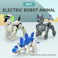 Robot chien électronique éducatif en plastique 2021 avec fonction de danse, reconnaissance vocale et gestuelle