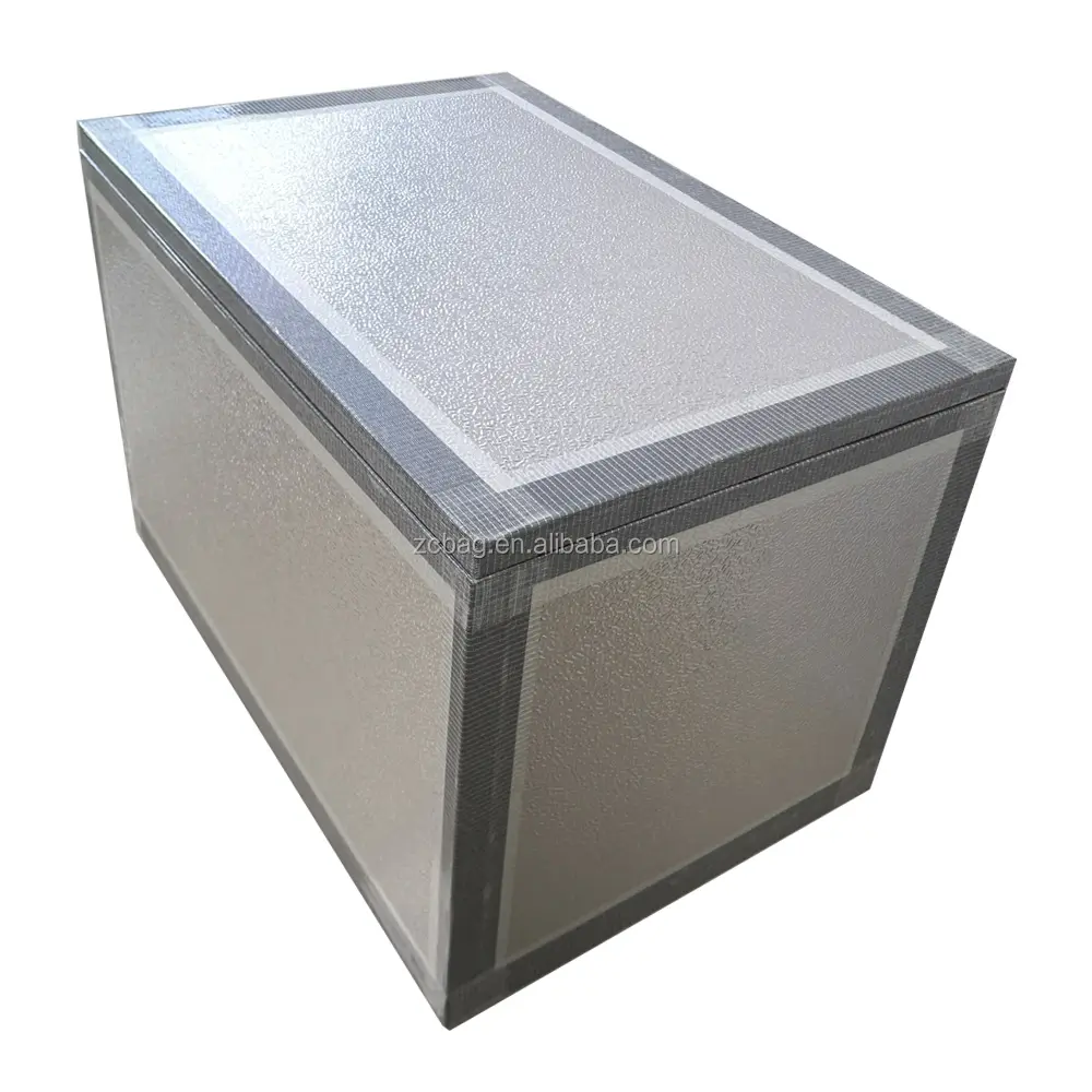 Pengiriman Makanan dingin kotak dingin es krim kotak pendingin komposit kemasan makanan kardus makanan dingin pengiriman terisolasi karton
