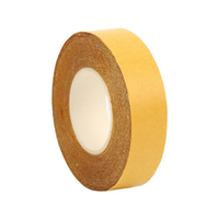 Ruban adhésif double face en tissu jaune, polyuréthane thermofusible, forte adhérence, haute viscosité, sans trace, pour tapis d'exposition et de mariage