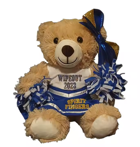 <span class=keywords><strong>Meito</strong></span> MT-CH0207ชุดเชียร์ลีดเดอร์หมี18นิ้วสำหรับผู้หญิงชุดเชียร์ลีดเดอร์ลายหมีสแปนเด็กซ์พิมพ์ลายดิจิตอลพลอยเทียมชุดสวมใส่เชียร์ลีดเดอร์ - Product Image 3