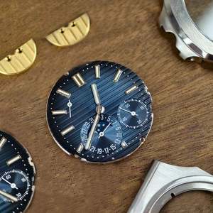 Montre Homme Personnalisée 2026 en Or 22 carats Super Brillant, Cadran Rond, Zéro Décalage, Montre-Bracelet Haut de Gamme pour Homme d'Affaires - Product Image 2