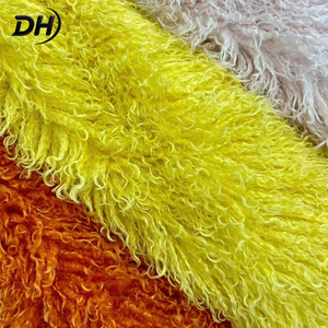 Tissu en polaire Sherpa bouclé longue boucle en gros, respirant, tricoté, 100 % polyester, anti-peluchage, pour jouets en peluche et poupées - Product Image 2