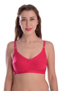 Sujetador de copa completa de poliéster y algodón para mujer con tirantes ajustables, espalda en U y cierre trasero - Sujetador cómodo para el día a día - Product Image 5