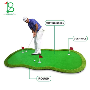 Tapis de golf en gazon artificiel personnalisable pour l'entraînement de golf professionnel à domicile - Product Image 2