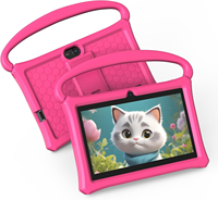 Tablette Android K7 Pro 7 pouces pour enfants, nouvelle coque anti-choc avec contrôle parental, tablette éducative WiFi pour tout-petits