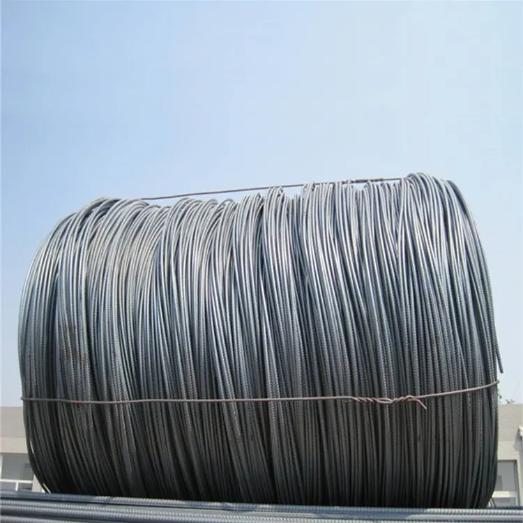 Haste de fio de aço com baixo carbono, 5.5mm, 6.5mm, 8mm, 10mm e 12mm, rolado quente, haste de fio de ferro, preços em bobinas