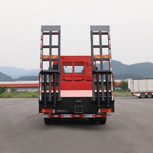 Camión de Carga Pesada Dongfeng 8x4 Personalizado, Nuevo, con Plataforma Plana para Transporte de Excavadoras y Cargadoras - Product Image 6