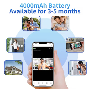 Tốt <span class=keywords><strong>B</strong></span>án PIR Thông Minh <span class=keywords><strong>Video</strong></span> Cửa Điện Thoại Dễ Dàng Cài Đặt Không Thấm Nước Không Dây Home An Ninh Với Tầm Nhìn Ban Đêm Máy Ảnh - Product Image 6