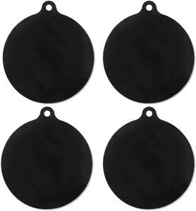 Tapis de protection pour plaque à induction en silicone, rond, isolant thermique, protection de cuisine, isolation thermique, tapis noir pour casserole chaude - Product Image 3