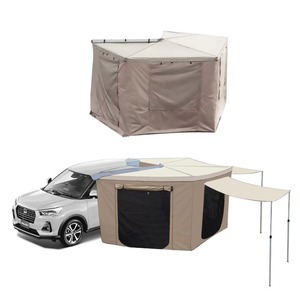 Auvent latéral large <span class=keywords><strong>pour</strong></span> SUV, <span class=keywords><strong>tente</strong></span> <span class=keywords><strong>de</strong></span> <span class=keywords><strong>voiture</strong></span> à 270 degrés, <span class=keywords><strong>toile</strong></span> double couche, quatre saisons, une chambre, ouverture rapide, camping en plein air - Product Image 1