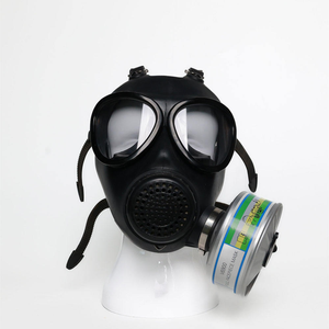 Masque à gaz tactique anti-chlore, anti-poussière et anti-gaz, masque de survie chimique avec filtre à charbon actif de 40 mm pour la peinture - Product Image 4