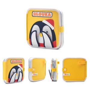 Libro di storia di educazione precoce 3D per bambini ha sentito il libro di animali del pinguino tranquillo per bambini Montessori personalizzati - Product Image 4