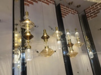 Lámpara de Araña de Vidrio Moderna y Sencilla para Bar, Tienda de Ropa, Restaurante, Sala de Estar, Dormitorio, Mesita de Noche