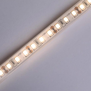 ไฟ LED แบบเทป 120D 2835 SMD 8 มม. 12V แบบยืดหยุ่น สำหรับใช้ในบ้าน แถบไฟทีวี สวิตช์สัมผัส IP20 3500K แสงสีขาวอบอุ่น - Product Image 4