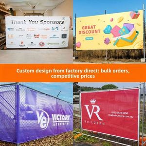 Pancarta Publicitaria de Malla Personalizada, Impresión UV por Inyección de Tinta, Resistente al Viento, Semitransparente, para Uso en Exteriores, Promoción en Shanghái - Product Image 3