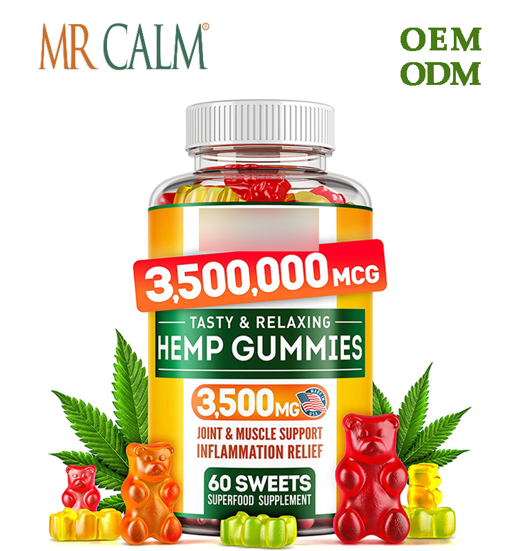 КБР жевательные конфеты частная марка фруктовый жевательный медведь с конопляным маслом натуральные конопляные конфеты добавки для боли тревоги стресса спокойное настроение