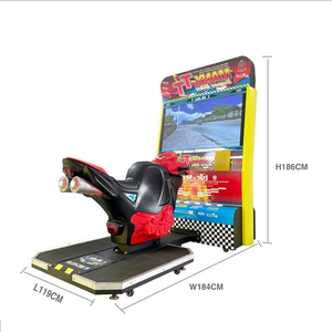 Nói Tiếng Anh bé gấu Arcade siêu Xe đạp đua động cơ máy trò chơi đồng tiền hoạt động xe máy lái xe máy - Product Image 1