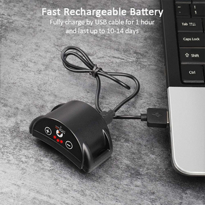 विरोधी छाल नियंत्रण कॉलर कंपन कोई बार्क कॉलर स्वचालित कुत्ता प्रशिक्षण कॉलर रिचार्जेबल - Product Image 3