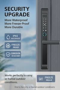 Tốt bán thương mại thông minh cửa lockwaterproof double side nhôm hợp kim rfidtouchscreen mã truy cập an toàn mật khẩu - Product Image 3