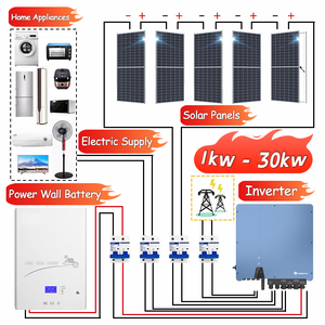 ระบบกักเก็บพลังงานแสงอาทิตย์แบบออฟกริด 5KW 10KW 15KW 20KW 30KW สำหรับใช้ในเชิงพาณิชย์ อุตสาหกรรม และที่อยู่อาศัย กำลังขายดี พร้อม WIFI และบริการปรับแต่ง - Product Image 1