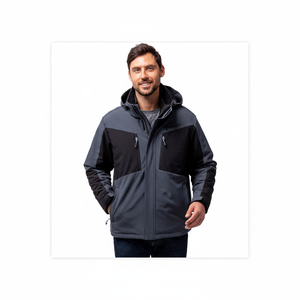 Chaqueta de senderismo al aire libre de marca para hombre, Softshell de malla transpirable y de secado rápido para actividades de campamento deportivo de otoño - Product Image 1