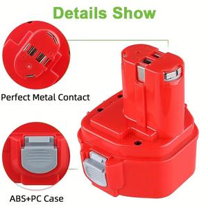 PA12 1220 <span class=keywords><strong>1222</strong></span> 1233 1200 1201 3Ah 12V 교체 배터리 1201A 1202 1202A 1234 1235 192696-2 192698-8 192598-2 도구 OEM - Product Image 4