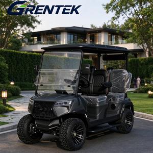 Carrito de Golf Eléctrico Todoterreno de Litio para 4 Pasajeros, con Suspensión Independiente Resistente - Product Image 1