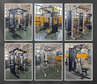 Équipement de musculation multifonctionnel : Power Rack et Smith Machine pour exercices de fitness des jambes et levée de poids