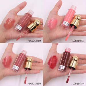 Contenant de Gloss en Gros Cosmétiques Rose Nude Base de Soin pour les Lèvres Logo Personnalisé Maquillage Brillant à Lèvres Marque Privée - Product Image 3