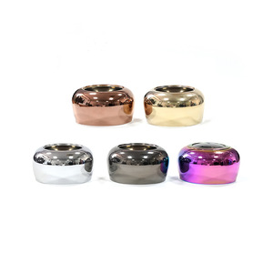 Coques métalliques Esle rondes, électro-plaquées, revêtement PVD, pour ustensiles ménagers et quincaillerie - Product Image 1
