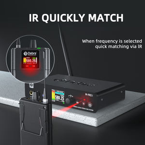 דיברה M-PROI רעש מבטל סטריאו מתכת uhf uf מקצועי דיגיטלי צג ביצועים הבמה - Product Image 4